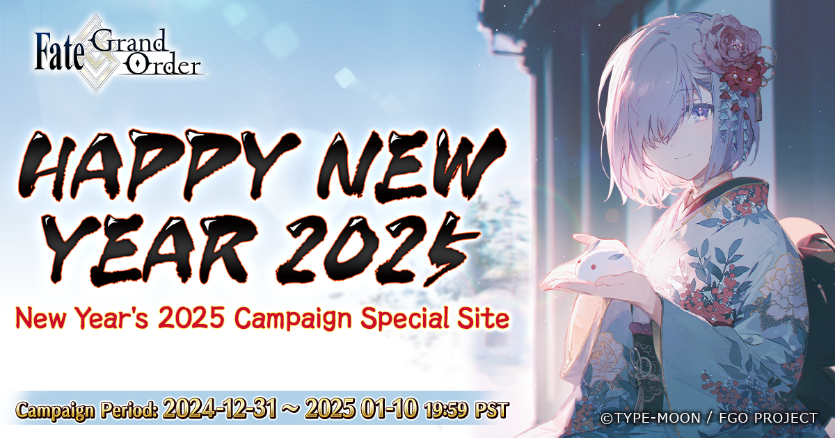 Happy New Year 2025 | Fate/Grand Order Official USA Website